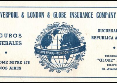 Secante de The Liverpool and London and Globe Insurance Company Limited.