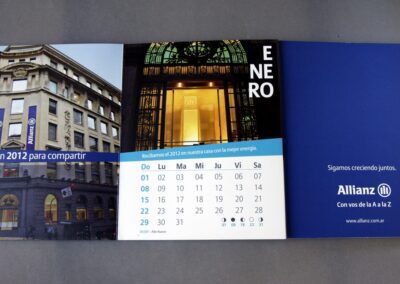 Calendario 2012 de Allianz Argentina Compañía de Seguros S. A.