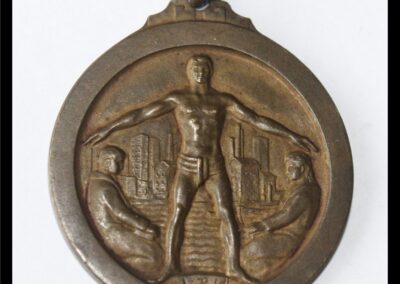 Medalla año 1939 Cincuentenario de su Fundación de El Comercio Compañía de Seguros a Prima Fija.