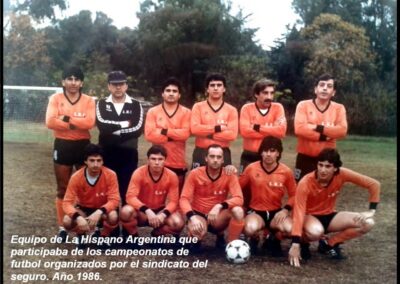 Equipo de fútbol de La Hispano-Argentina Compañía Argentina de Seguros S. A.