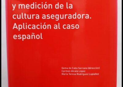 Definición y Medición de la Cultura Aseguradora. Aplicación al caso Español. Autores Varios. Cuadernos de la Fundación 208. Fundación Mapfre. Área de Seguro y Previsión Social.