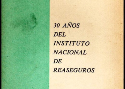 Cuadernos del INdeR Nº 8. 30 Años del Instituto Nacional de Reaseguros. José Misito (h). Servicio de Difusión Técnica del Instituto Nacional de Reaseguros.