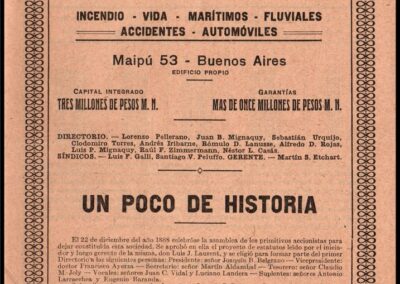 Folleto Institucional de El Comercio Compañía de Seguros a Prima Fija.