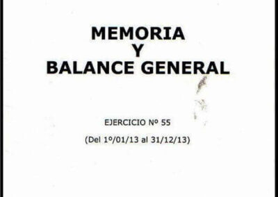 Memoria y Balance General. Ejercicios Nº 54 – 55 – 56 – 57 – 58 y 59. AAPAS – Asociación Argentina de Productores Asesores de Seguros.