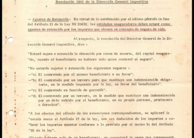 Boletín Para Organizadores. Impuesto al Enriquecimiento Patrimonial a Título Gratuito. Sud América Compañía de Seguros de Vida S. A.