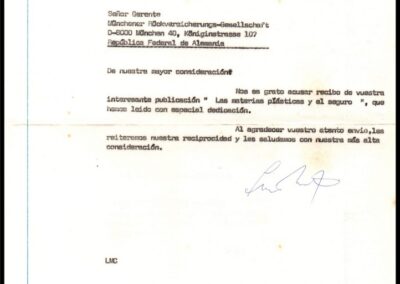Carta Agradecimiento de Cumbre Cooperativa Argentina de Seguros Limitada.