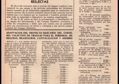Sindicato del SEGURO. Nº 7. Marzo – Año 1964. Sindicato del Seguro de la República Argentina.