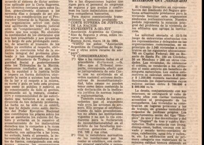 Sindicato del SEGURO. Nº 9. Mayo – Año 1964. Sindicato del Seguro de la República Argentina.