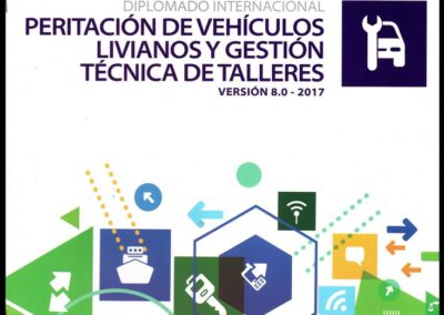 Folleto Informativo Diplomado Internacional Peritación de Vehículos Livianos y Gestión Técnica de Talleres. Escuela de Seguros de Chile. Asociación de Aseguradores de Chile.