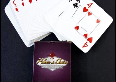 Mazo de cartas de poker. Póker de Autos. La Meridional Compañía Argentina de Seguros S. A.