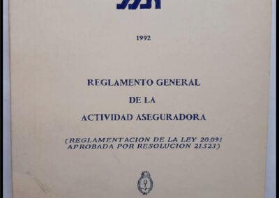 Reglamento de la Actividad Aseguradora. Ley 20.091. Superintendencia de Seguros de la Nación.