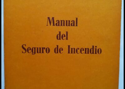 Manual del Seguro de Incendio. V. Portela Ramos.