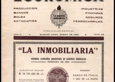 La Gaceta Económica. Año IX – Nº 99. Enero de 1928.