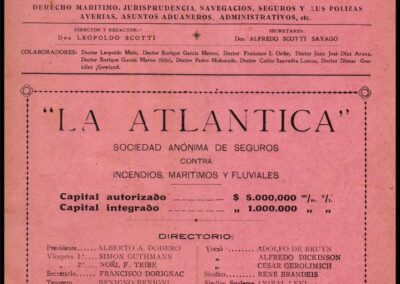 Revista Marítima Sud Americana. Año 1 – Nº 11 y 12. Junio y Julio 1921. Publicación mensual.