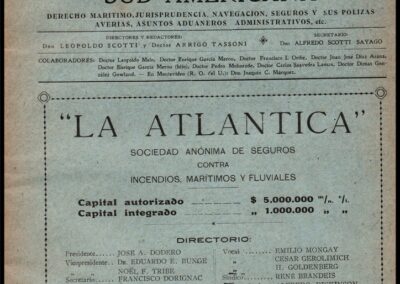 Revista Marítima Sud Americana. Año 1 – Nº 4. Noviembre de 1920. Publicación mensual.