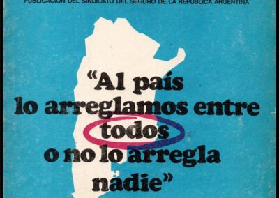Nuestro Tiempo. Año XI – Nº 54. Agosto de 1996. Publicación del Sindicato del Seguro de la República Argentina.