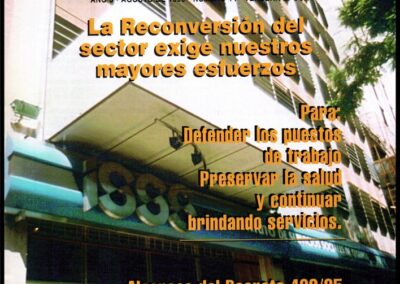 Nuestro Tiempo. Año 3 – Nº 14. Agosto de 1996. Órgano Informativo del Sindicato del Seguro de la República Argentina.