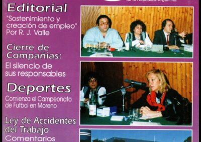 Nuestro Tiempo. Año 2 – Nº 8. Julio de 1995. Órgano Informativo del Sindicato del Seguro de la República Argentina.