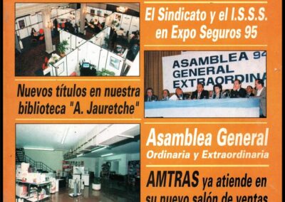 Nuestro Tiempo. Año 2 – Nº 11. Octubre de 1995. Órgano Informativo del Sindicato del Seguro de la República Argentina.