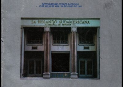 73º Memoria y Balance. 1º de Julio de 1990 al 30 de Junio de 1991. La Holando Sudamericana Compañía de Seguros S. A.