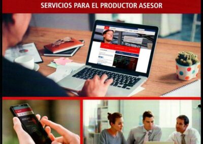 Folleto Servicios para el Productor Asesor de Asociart Sociedad Anónima Aseguradora de Riesgos del Trabajo.