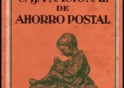 Boletín de Ahorro de la Caja Nacional de Ahorro Postal. Únicamente para estampillas de 5 centavos.