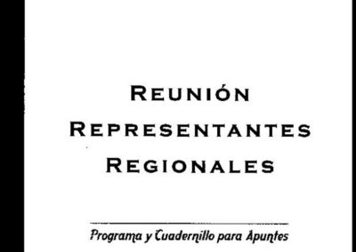 Programa y Cuadernillo para Apuntes. Reunión Representantes Regionales. AAPAS – Asociación Argentina de Productores Asesores de Seguros.