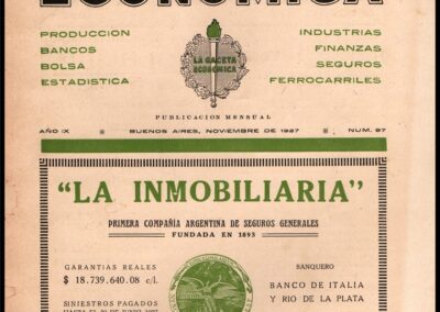 La Gaceta Económica. Año IX – Nº 97. Noviembre de 1927.