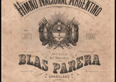 Himno Nacional Argentino. Blas Parera. Facsímil del ejemplar adquirido por la Caja Nacional de Ahorro Postal y Donado al Museo Histórico Nacional. Caja Nacional de Ahorro Postal.