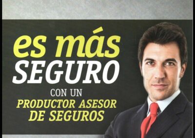 Folleto. Es Más Seguro con un Productor Asesor de Seguros. Delegación La Plata. AAPAS – Asociación Argentina de Productores Asesores de Seguros.