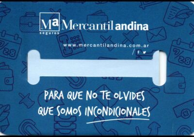 Anotador adhesivo. Compañía De Seguros La Mercantil Andina S.A.