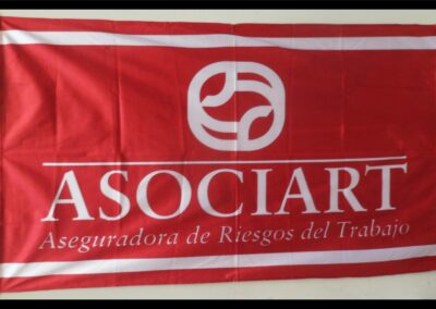 Bandera de Asociart S. A. Aseguradora de Riesgos del Trabajo.