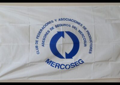 Bandera de MERCOSEG – Club de Federaciones y Asociaciones de Productores Asesores de Seguros del Mercosur.