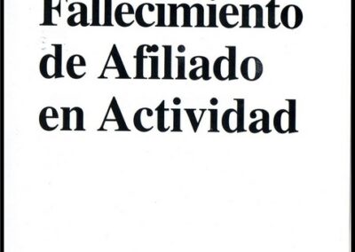 Pensión por Fallecimiento de Afiliado en Actividad – Folleto III. Siembra AFJP.
