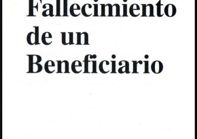 Pensión por Fallecimiento de un Beneficiario – Folleto IV. Siembra AFJP.