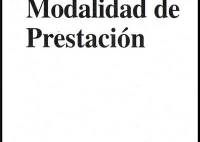 Selección de Modalidad de Prestación – Folleto VI. Siembra AFJP.