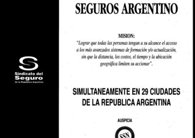 Primer Simposio Satelital Interactivo del Mercado de Seguros Argentino. 1º y 2 de Julio de 1999. AAPAS – Asociación Argentina de Productores Asesores de Seguros.