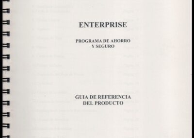 Enterprise. Guía de Refrencia del Producto. Eagle Star International Life Limited sucursal de Argentina.
