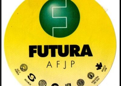 Calcomanía de Futura AFJP.