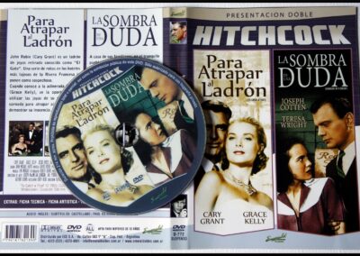 Para Atrapar al Ladrón. Película del Año 1955 dirigida por Alfred Hitchcock, con Cary Grant y Grace Kelly.