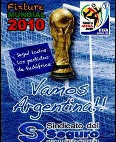 Fixture Mundial 2010. Sindicato del Seguro de la República Argentina.