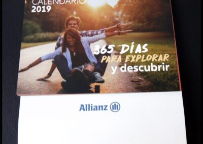 Calendario de Escritorio Año 2019. Allianz Argentina Compañía de Seguros S. A.