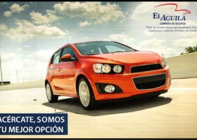 Folleto Seguro de Automotores. El Águila Compañía de Seguros S. A. de C. V. (México).