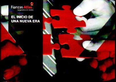 Folleto «El Inicio de una Nueva Era» de Fianzas Atlas S. A. (México).