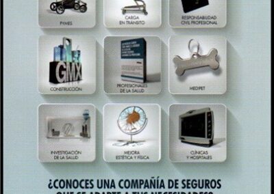 Folleto de GMX – Grupo Mexicano de Seguros S.A. de C.V. (México).