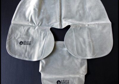 Almohada para cuello con estuche. Grupo sancor Seguros.