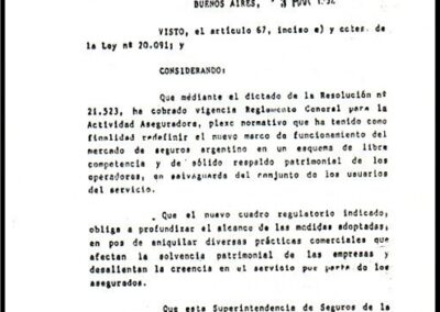 Resolución Nº 21600 – La Emisión de Póliza queda condicionada al Pago Total o Parcial del Premio. 03 de Marzo de 1992. Superintendencia de Seguros de la Nación.