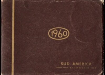 Agenda año 1960 de Sud América Compañía de Seguros de Vida S. A.
