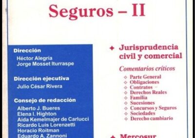 Seguros – II. Revista de Derecho Privado y Comunitario.