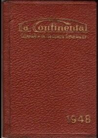 Agenda Año 1948 de La Continental Compañía de Seguros Generales S. A.